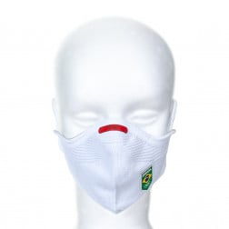 Mascara Fiber Knit Air Cob + 30 Filtros De Proteção + Suporte  Esporte - Indoor