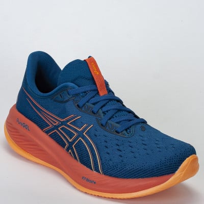 Tênis asics gel cumulus 18 feminino - marinho e pink outlet