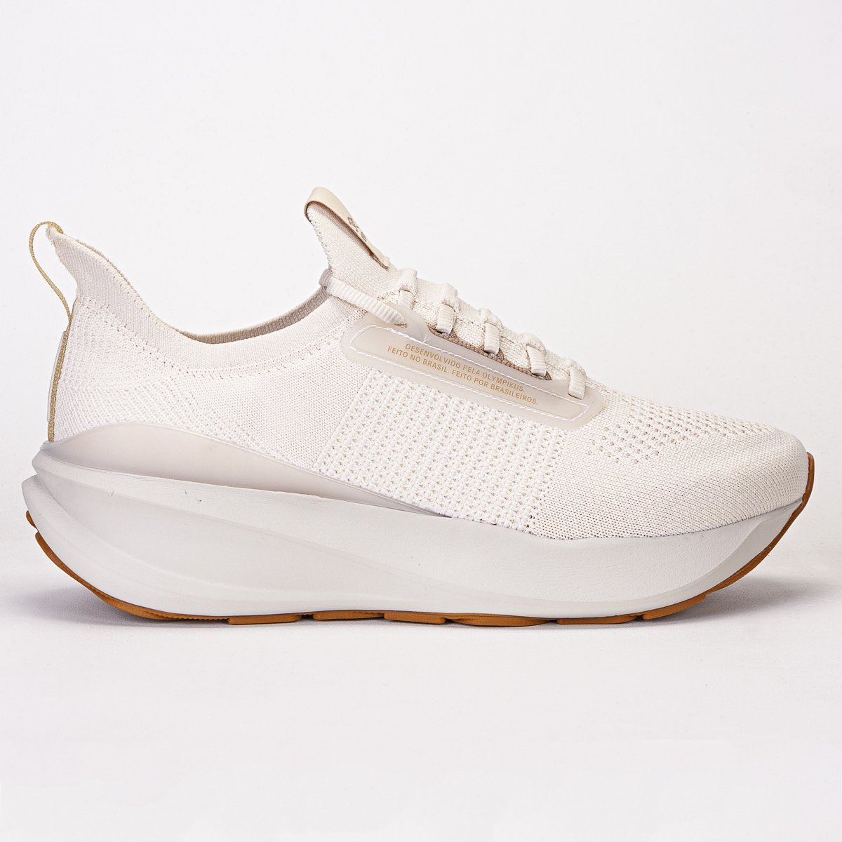 Fashion tenis olympikus masculino branco e verde